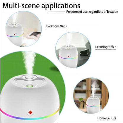 220ml Portable H2o Mini Cup Spray Mist humidifier Wet Aroma Essential Oil Diffuser Car Mute Hydrating Air Atomization Humidifie